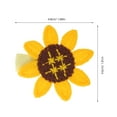 thumbnail image 2 of Hytrove 10Ud De Flor Tejida Girasol Para Look Creativo En Uso Diario Y Vacaciones, 2 of 6