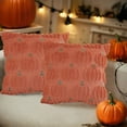 thumbnail image 6 of Emotion Fall Pumpkins Decorative Pillow Cover 18x21" Set, Beige Soft Plush Faux Fur Wool Farmhouse Throw Cushion Cases for Autumn Thanksgiving Holiday Home Decorations, 6 of 6