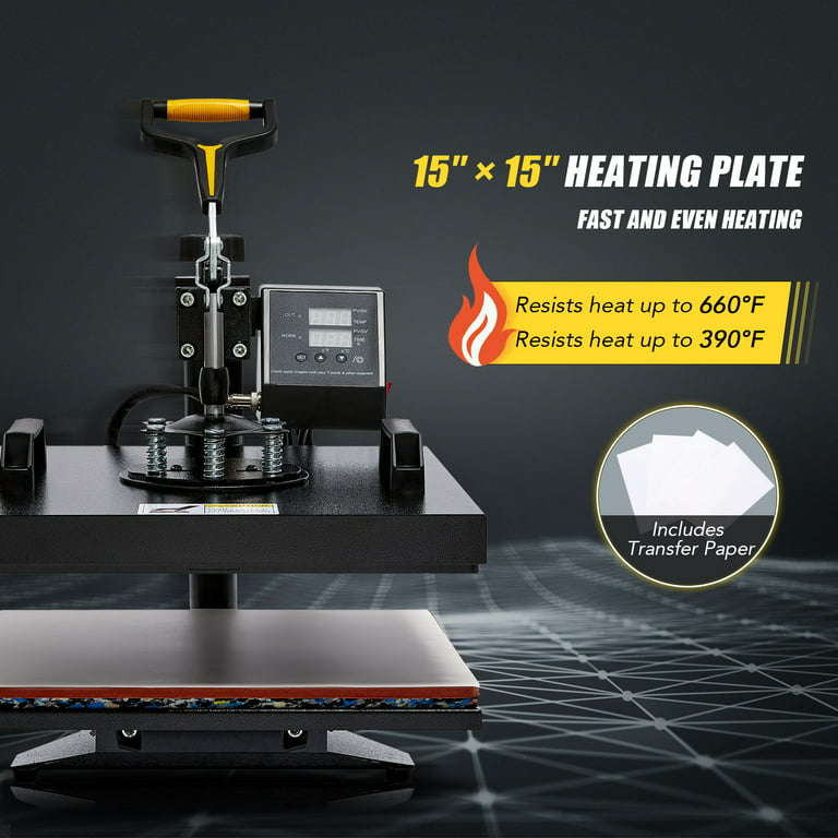 Preenex 8in1 Heat Press Machine Swingaway 12x15 Heat Press for Shirts Mugs  Plates & More 