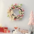 thumbnail image 6 of TERGAYEE Valentines Wreath for Front Door,Artificial PInk Blush Tulip Wreath,Spring Summer Front Door Wreath All Year Around for Outdoor Door Indoor Wall Holiday Valentine's Day Decorations, 6 of 8