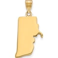 thumbnail image 1 of Ss/Gold Plated Sterling Silver/Gold-Plated Rhode Island State Pendant Made In United States xna707gp-ri, 1 of 5