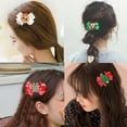 thumbnail image 3 of ziyahi Kids Hairbows Girl Christmas Bow Clips Coiffure Enfants Pinces à Cheveux de Noël, Paillettes Rouges Animal, 3 of 8