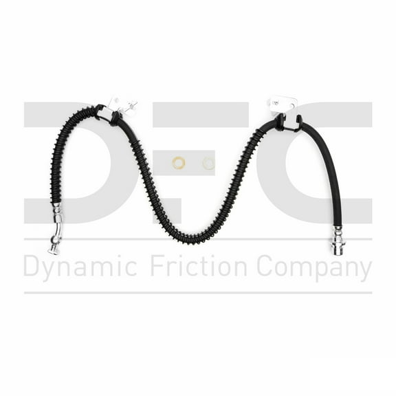 Front Left Dynamic Friction Company Brake Line Hose 350-11044 For 1995-2000 Land Rover Range Rover