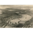 thumbnail image 2 of Vintage Maps 18x14 Black Ornate Wood Framed with Double Matting Museum Art Print Titled - New Orleans Louisiana and Vicinity 1863, 2 of 4