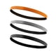 thumbnail image 3 of 3 diademas deportivas multiusos, portátiles y transpirables. Negro Naranja Gris, 3 of 9
