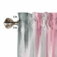 thumbnail image 5 of Pink Gray Kitchen Valances for Windows 42x12 Inch Kitchen Curtains Valances Rod Pocket Contemporary Abstract Gradient Aesthetic Bathroom Window Valances for Window Treatment Decor, 5 of 6