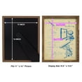 thumbnail image 4 of Vintage Astronomy II -Framed Print w/glass-Walnut, 4 of 7