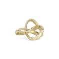 thumbnail image 3 of HomeRoots 571106 6 in. Gold Cast Iron Modern Abstract Infinity Knot Tabletop Sculpture, 3 of 4