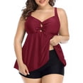 thumbnail image 1 of Traje De Baño Mujer Dos Piezas Talla Grande Dama Bañadores, 1 of 1