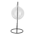 thumbnail image 1 of Desktop Hanging Glass Transparent Mini Fish Tank Metal Stand Bracket Aquarium Accessories(Square Iron Shelf 23cm12cm Fish Tank ), 1 of 1