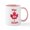 White/Pink Inside, variant on CafePress - Vintage Team Eh Mug - 11 oz Ceramic Mug - Novelty Coffee Tea Cup