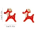 thumbnail image 2 of Fiudx Pendientes Navideños, Conjunto de Joyas y Diseño Festivo, Elegantes Accesorios para Las Orejas, Ideales para Fiestas y Banquetes, Regal Navideño para Mujer, Incluye Un Par., 2 of 4