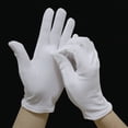 thumbnail image 2 of Guantes de trabajo de protección laboral engrosados, placa de cuentas, guantes de algodón de etiqueta Wenwan, guantes de protección laboral de algodón puro blanco, 2 of 5