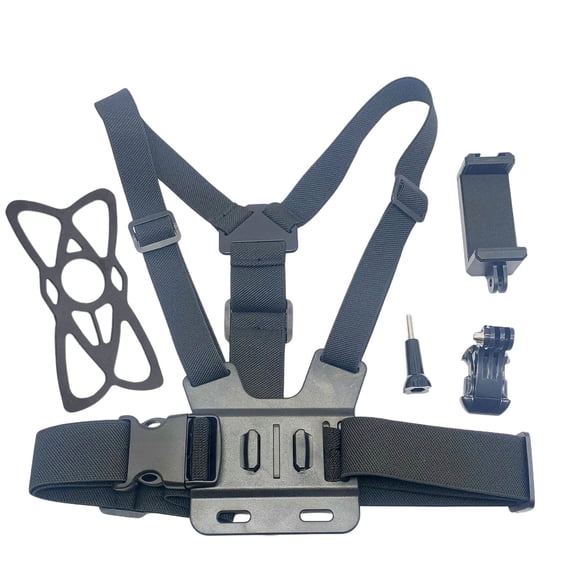 Comfort Chest Harness Elastics 360 Rotations Phone Mount Belt For Long Duration Wear During Activity