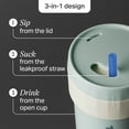 thumbnail image 5 of Tommee Tippee 3-in-1 Insulated Toddler Convertible Cup, 18m+, 10oz, Spill-Proof, Mint, 1 Pack, 5 of 8