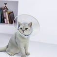 thumbnail image 3 of Ourlova Pet Transparent Elizabethan Collars Soft Comfortable Cat Cone Collar Protective Shield For Healing Wound, 3 of 9