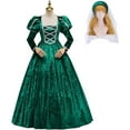thumbnail image 2 of Tudor Renaissance Dress Women's Elizabeth Tudor Period Dress Historical Medieval Tudor Ball Gown Costume, 2 of 7