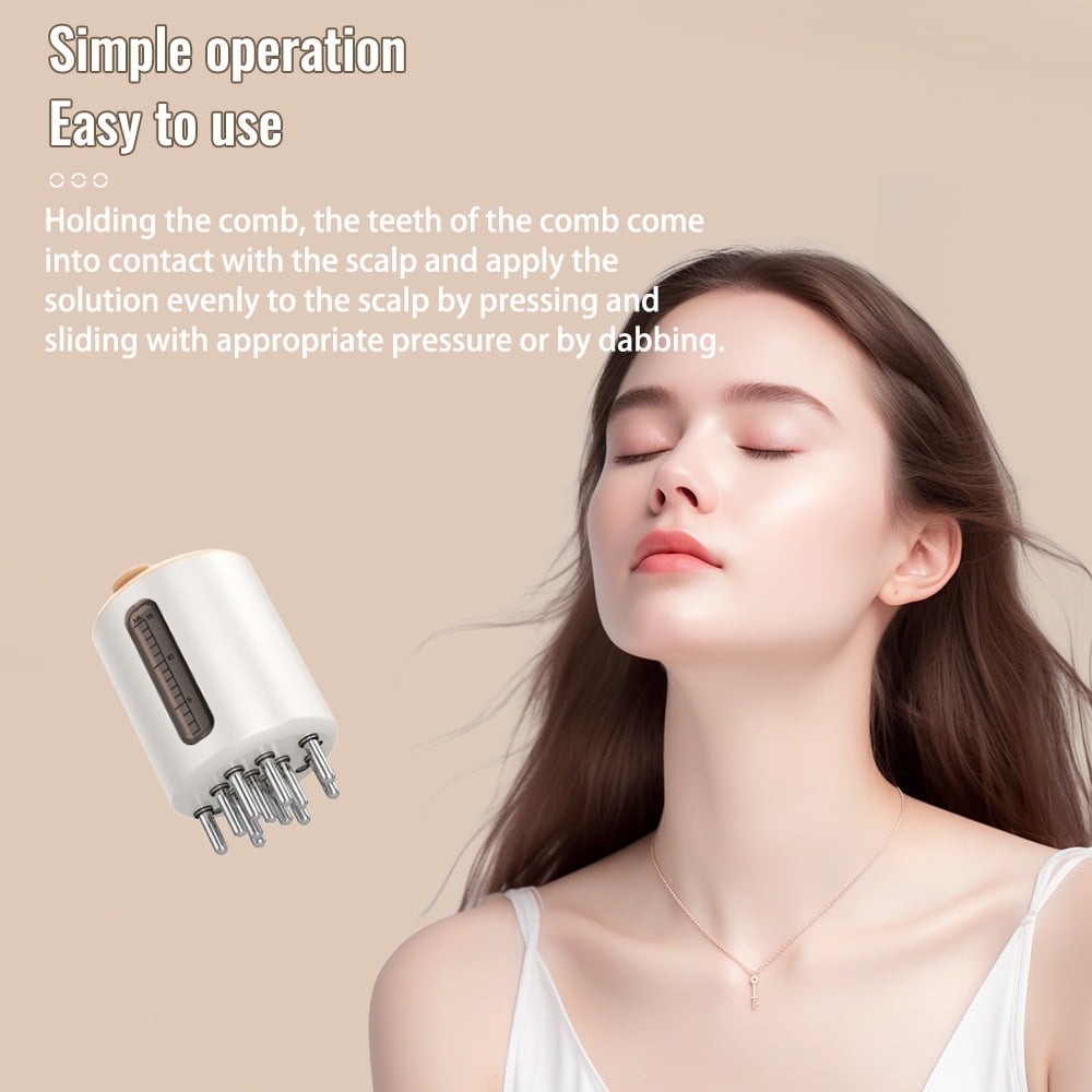 Laser Scalp Massager Comb, Hair Growth Comb Electric, Red Light Therapy Vibration Comb for Scalp Care and Hair Growth