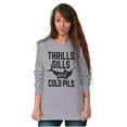 thumbnail image 3 of Fishing Beer Drinkers Funny Joke Cool Long Sleeve TShirt Men Women Brisco Brands M, 3 of 6