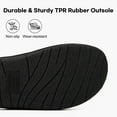 thumbnail image 6 of FamilyFairy Men's Adjustable Open Toe Slippers Waffle Comfy Slide Memory Foam House Shoes Indoor Outdoor, 6 of 7