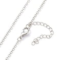 thumbnail image 5 of Luminous Alloy Locket Pendant Necklaces Glow in the Dark Deep Sky Blue 18.42 inch(46.8cm), 5 of 5