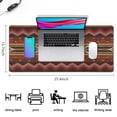 thumbnail image 5 of Long Mouse Pads for Desk,Boho Multicolor Geometric Ethnic Pattern Desk Mats on Top Of Desks, Desk Mouse Pad Extra Large with 3mm Non-Slip Base and Stitched Edge for Gaming,Office,Work,Home 35.4"x15.7", 5 of 6