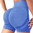thumbnail image 2 of Endives Women's Yoga Short Leggings Butt Lift High Waist Anti Cellulite Sculpting Yoga Short Fitness Workout Pants, 2 of 5