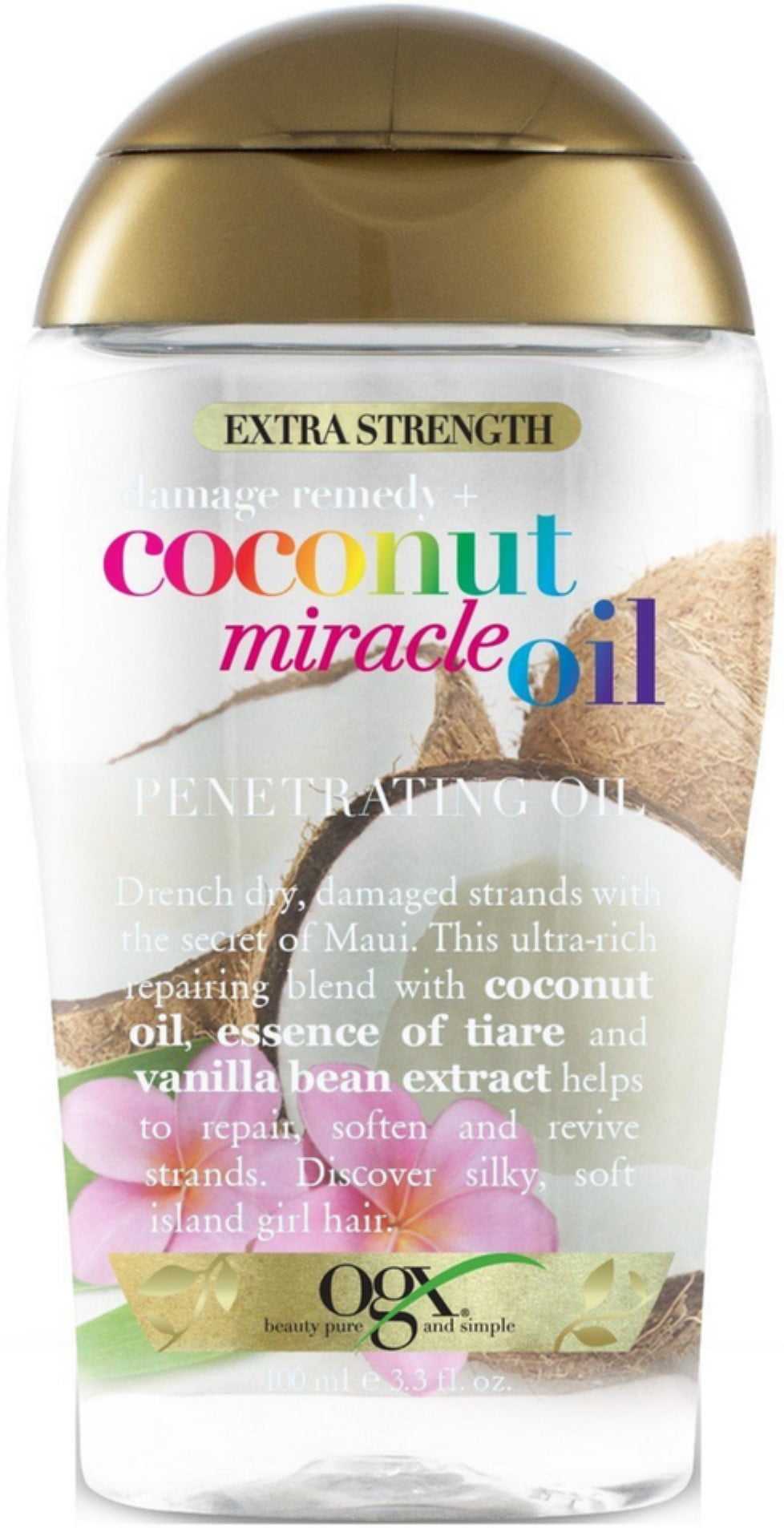 2 Pack Organix Extra Strength Damage Remedy + Coconut Miracle
