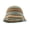coffee green, variant on Sunproof Crochet Bucket Hat Ladies Spring Commute Camping Fisherman Cap with Stripe Pattern for Girlfriend