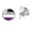 Asexual, variant on Colorful LGBT Pride Stud Earrings for Women Men Lesbian Bisexual Transgender Nonbinary Asexual Earrings Jewelry Love is Love