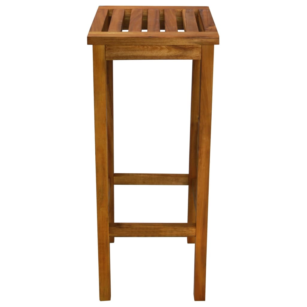 2Pcs Bar Chairs, 30" High Wood Barstools for Indoor Outdoor