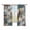 marbleKD0631, variant on Vintage Boho Tribal Sheer Curtains 45 Inch Length Rod Pocket Semi Transparent Light Filtering Window Drapes for Kitchen Bedroom Living Room,2 Panels, Elephants Ivory Chocolate Brown