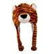 thumbnail image 4 of Lindo sombrero de animal de dibujos animados, sombrero de fiesta, sombrero de disfraz, orejeras, sombrero de peluche, gorro para selfies Tigre, 4 of 9