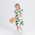 thumbnail image 3 of RXIRUCGD 2025 Vêtements d'Été pour Enfants Robe d'Été à Manches à Volants pour Filles 4-14T, 3 of 7