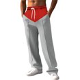 thumbnail image 1 of WEAIXIMIUNG Camo Sweatpants Men's Elastic Pants Assorted Color Breathable Loose Casual Pants, 1 of 9