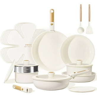 Tasty 16pc Cookware Set Coral - Walmart.com