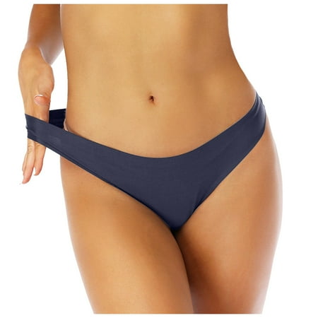 Yenemqa Women s Thong  One Piece Ice Silk Seamless Thong Women s Panties   Breathable Soft Comfortable Panties