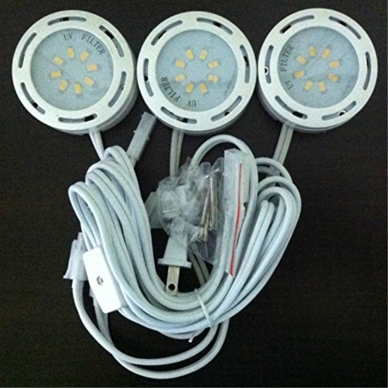 120v led puck light direct wire