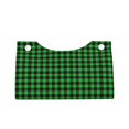 thumbnail image 2 of Naloa Buffalo Plaid Green Black Print Leather Tissue Box Cover Rectangle | Long Tissue Box Cover | Tissue Box Holder | Tissue Holder for Bathroom, 2 of 9