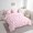 Pink, variant on Erosebridal Cheetah Print Bedding Twin Size, Pink Bedding Sets Twin Size, Leopard Animal Reversible Bed Set, Breathable Room Decoration, 7 Pieces