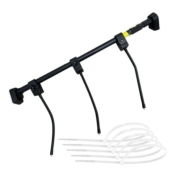 Adjustable Heavy-Duty Plastic Garland Hanger for Door Frame, Christmas Holiday Decoration Holder for Wreaths Lights Garland, Fits 30"- 80" Front Doors