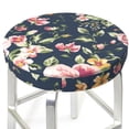 thumbnail image 3 of Naloa Vintage Floral Round Bar Stool Cushion Cover 12-14 inch, Fits Kitchen, Office, Restaurant Chairs - 12 inch, 3 of 7