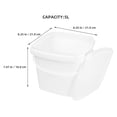 thumbnail image 2 of HINTRMENT 2Pcs Paint Bucket with Lid for Commercial Use, 2 of 8