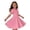 WeeBloom610-Pink, variant on Girl Dress Summer Short Sleeve Rib Knit Dress Solid Color Casual Party Dress Toddler Kids Grey Girls Dresses