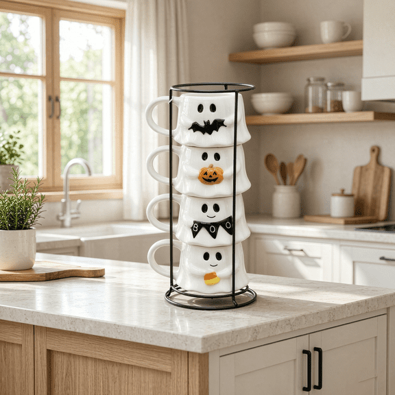Halloween Ghost Stack Mug