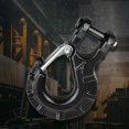 thumbnail image 4 of 3/8" U-shaped sliding hook, 70-grade hook with safety latch, U-shaped rigging towing winch trailer, transport capacity 6613 lbs, 4 of 5