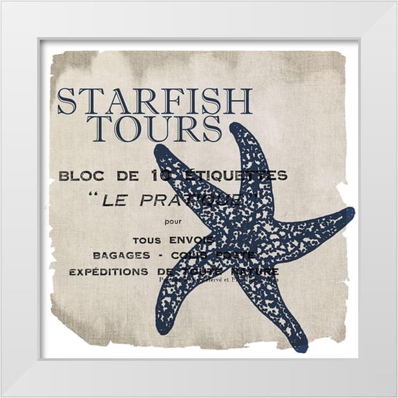 Kimberly, Allen 12x12 White Modern Wood Framed Museum Art Print Titled - Seahorse Bay 3