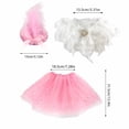 thumbnail image 3 of Happy Birthday Porch Goose Outfit with Hat and Tutu Skirt for 23inch Statues Reusable Birthday Yard Goose Costume Set for Outdoor Yard Decor, 3 of 5