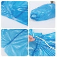 thumbnail image 5 of Raindrops Portable Disposable Raincoat 6Pcs Waterproof Hooded Poncho for Unisex Outdoor Activities, 5 of 8