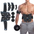 thumbnail image 4 of Entrenador muscular EMS Estimulador muscular abdominal Brazo Pierna Cinturón de entrenamiento muscular Parche de entrenamiento físico para hombres y mujeres Ejercicio de oficina en casa(Azul) Unbranded 1411200371111, 4 of 7